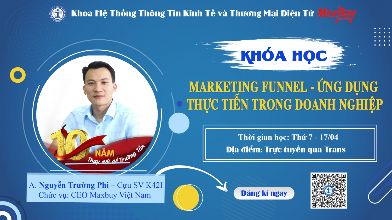 Khóa học: “Marketing Funnel - ứng dụng thực tiễn trong doanh nghiệp”