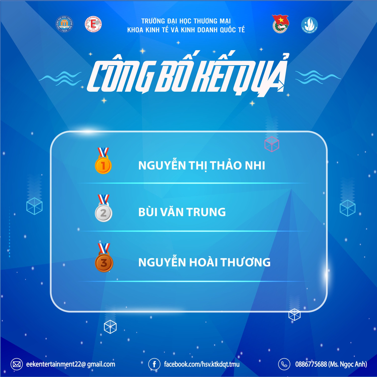 CÔNG BỐ KẾT QUẢ CUỘC THI E-FES 2022